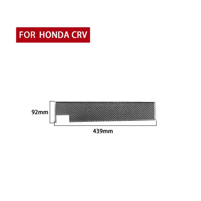 Carbon Fiber Car Co-pilot Glove Box Panel Decorative Sticker for Honda CRV 2007-2011,Left Drive