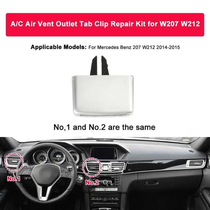 For Mercedes-Benz W212 2014-2015 Car Left Tail Plug Air Conditioning Exhaust Switch Paddle Air Condi