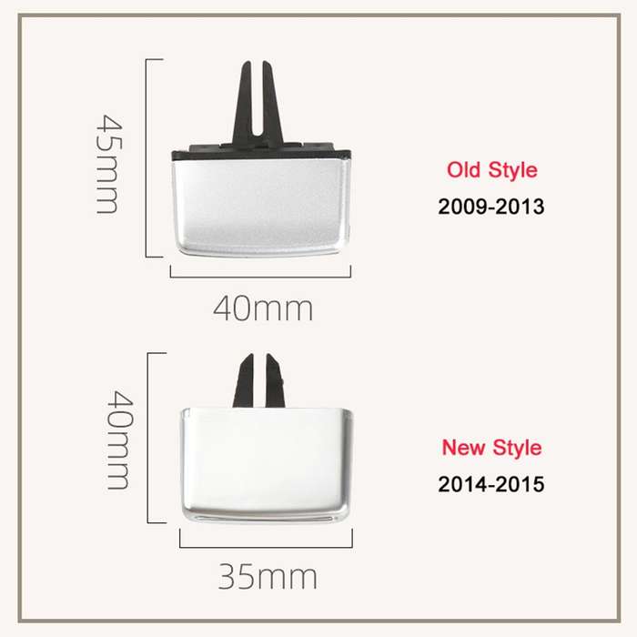 For Mercedes-Benz W212 2014-2015 Car Left Tail Plug Air Conditioning Exhaust Switch Paddle Air Condi