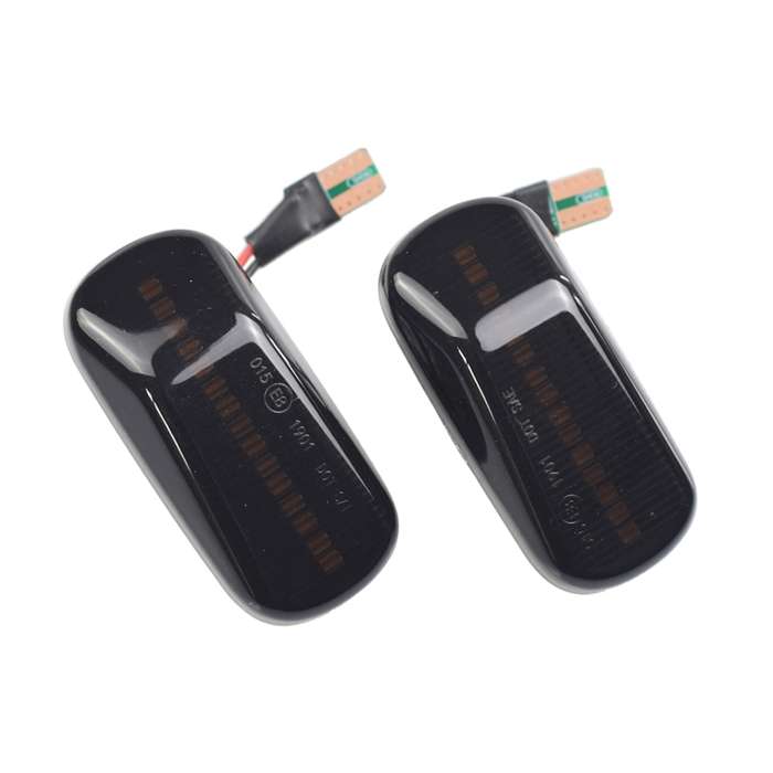 2pcs For Honda Civic 2001-2015 Car Dynamic LED Fender Side Light 34301-S5H-T02(Transparent)