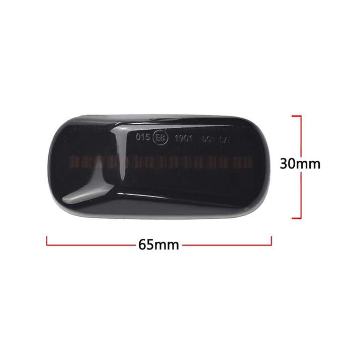 2pcs For Honda Civic 2001-2015 Car Dynamic LED Fender Side Light 34301-S5H-T02(Transparent)