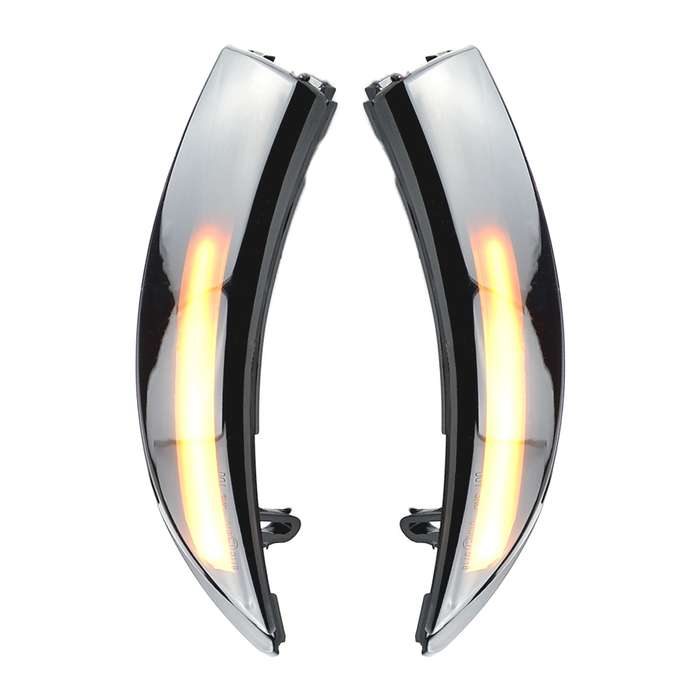 1 Pair For Ford Fiesta 2008-2017 Car Dynamic LED Turn Signal Light Rearview Mirror Flasher Water Bli