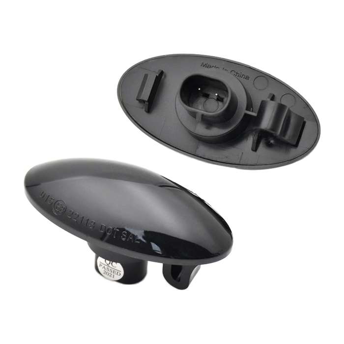 2pcs For Suzuki Grand Vitara JT 2005-2012 Car Dynamic LED Fender Side Light (Transparent Black)