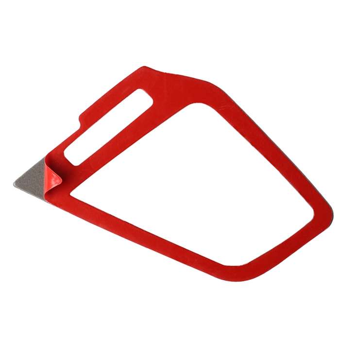 Car Carbon Fiber Left and Right Air Outlet Decorative Sticker for Honda Tenth Generation Civic 2016-