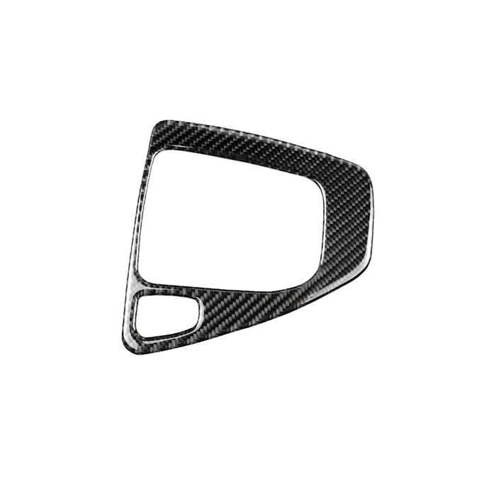 Carbon Fiber Car Left Driving Gear Panel Decorative Sticker for BMW E90 / E92 2005-2012, Suitable fo