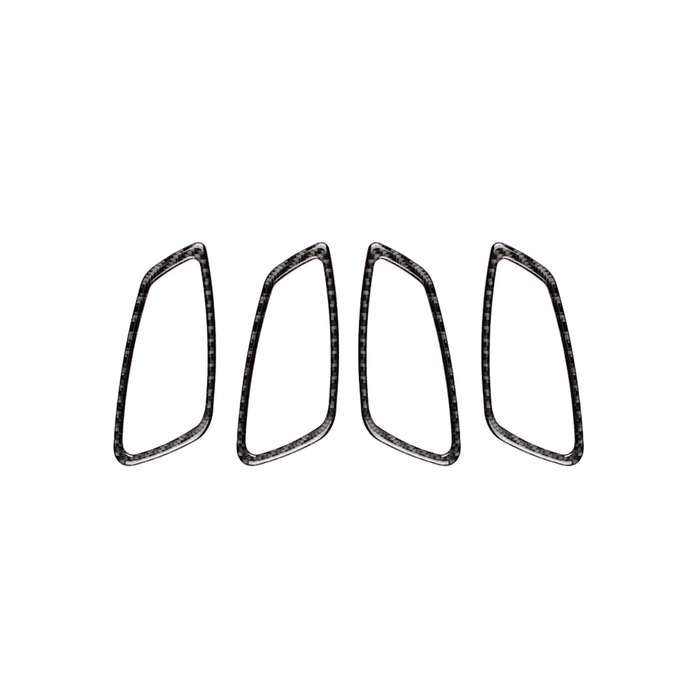 Carbon Fiber Car Door Handle Decorative Sticker for BMW E90 / 320i / 318i / 325i