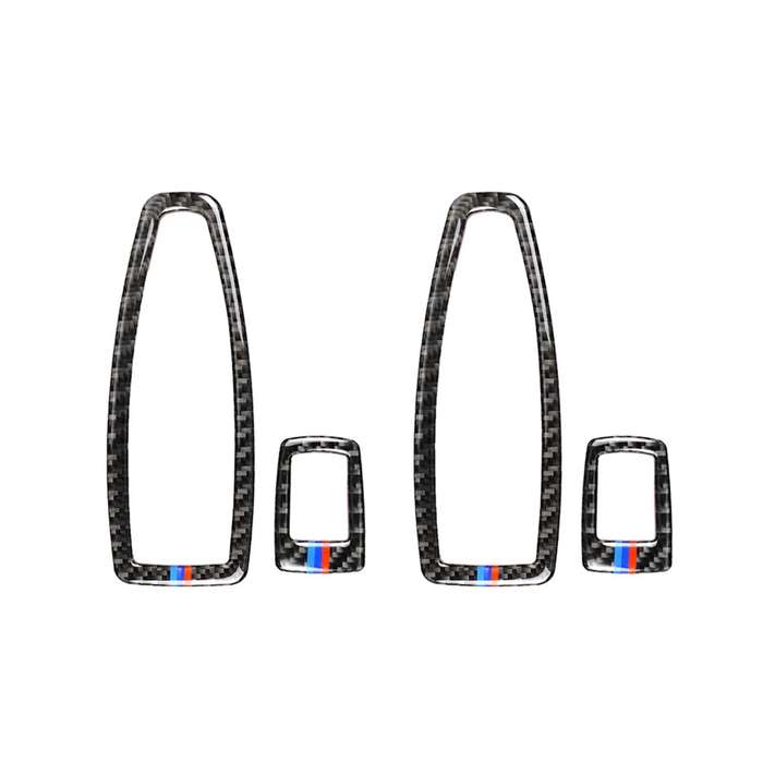 Three Color Carbon Fiber Car Lifting Panel Decorative Sticker for BMW F20 / F21 2012-2016 / F30 2013