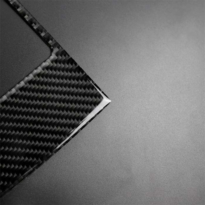 Carbon Fiber Car Rear Air Vent Combination Decorative Sticker with Hole for BMW E90 / E92 2005-2012