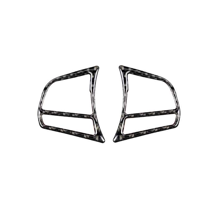 Three Color Carbon Fiber Car Steering Wheel Key Frame Decorative Sticker for BMW F20 2012-2018 / F21