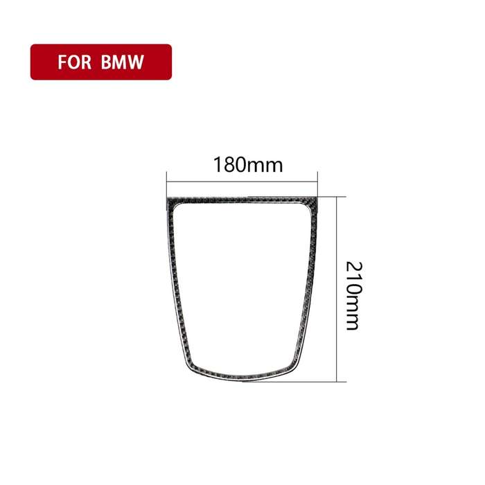 Three Color Carbon Fiber Car Instrument Big Horn Frame Decorative Sticker for BMW 5 Series F10 2011-