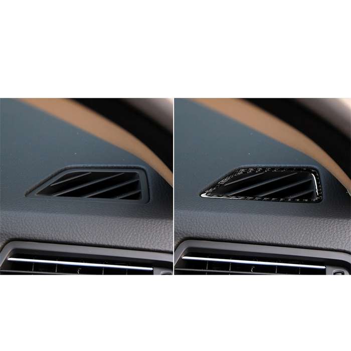 Three Color Carbon Fiber Car Instrument Air Outlet Decorative Sticker for BMW 5 Series F07 5GT 535i