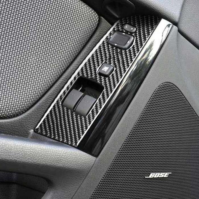 2 PCS Car Carbon Fiber Left and Right Lifting Panel Decorative Sticker for Mazda RX8 2004-2009, Left
