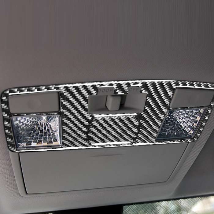 2 in 1 Car Carbon Fiber Rear Reading Light A Style Decorative Sticker for Mazda RX8 2004-2008, Left