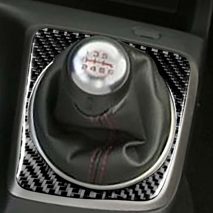 Car Carbon Fiber Manual Gear Decorative Sticker for Honda Civic 8th Generation 2006-2011, Left Drive