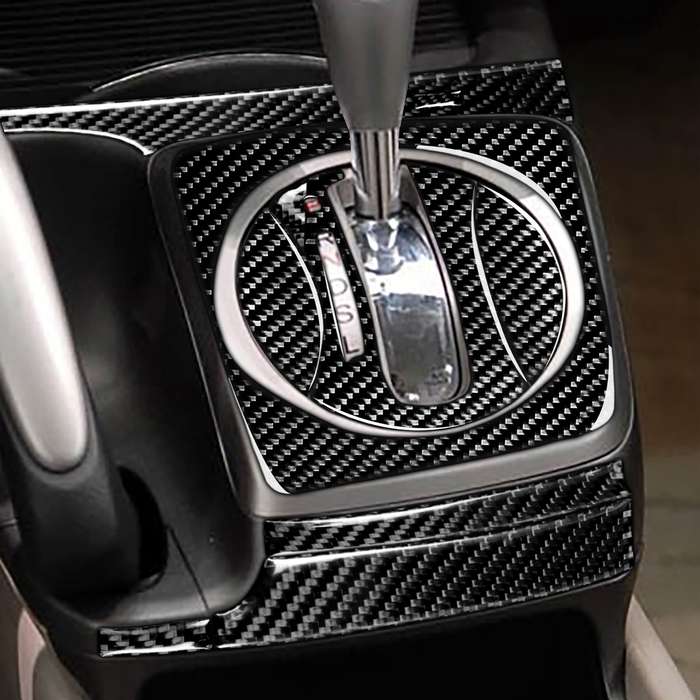 8 in 1 Car Carbon Fiber Automatic Gear Panel Set Decorative Sticker for Honda Civic 8th Generation 2