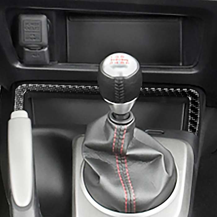 Car Carbon Fiber Small Storage Box Decorative Sticker for Honda Civic 8th Generation 2006-2011, Left