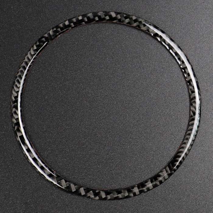 Car Carbon Fiber Steering Wheel Circle Decorative Sticker for Mazda 3 Axela / ATENZA / CX-4 / CX-5 2