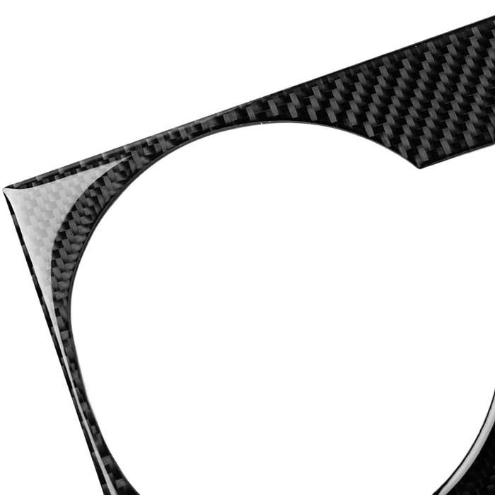 Car Carbon Fiber German Color Water Cup Holder Panel B Decorative Sticker for Mercedes-Benz GLE 2015