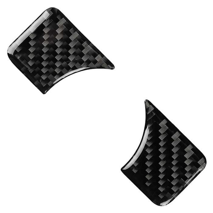 Car Carbon Fiber Solid Color Headlight Switch B Decorative Sticker for Mercedes-Benz A 2013-2018/B C