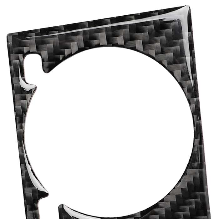 Car Carbon Fiber Clock Decorative Sticker for Lexus RX300 / 270 / 200T / 450h 2016-2019, Left and Ri