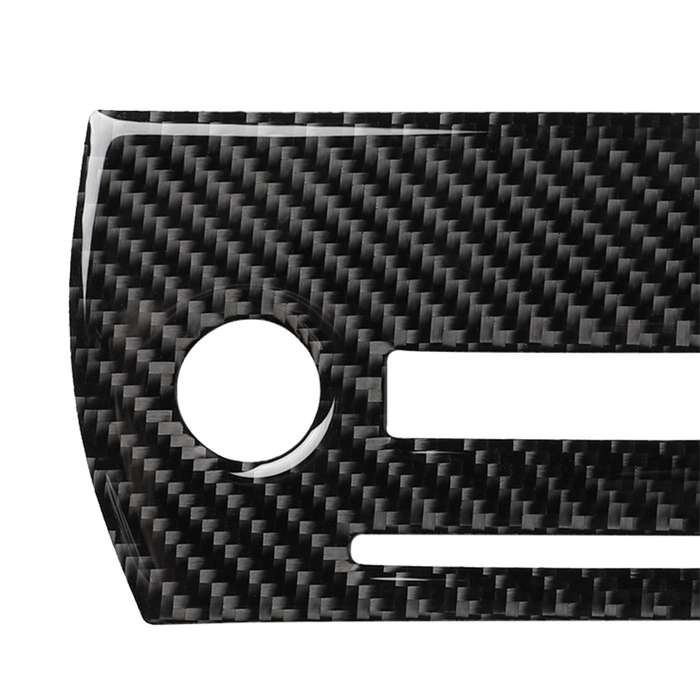Car Carbon Fiber CD Panel Decorative Sticker for Lexus NX200 / 200t / 300h 2014-2021, Left and Right