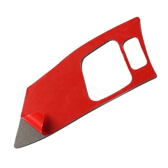 Car Carbon Fiber Steering Wheel Button A Decorative Sticker for Lexus IS250 300 350C 2006-2012, Left