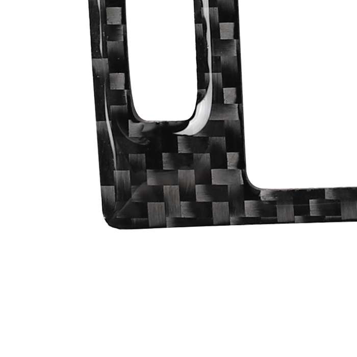 Car Carbon Fiber Warning Light Decorative Sticker for Audi A6 S6 C7 A7 S7 4G8 2012-2018, Left and Ri