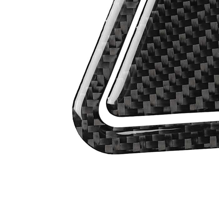 Car Carbon Fiber Ashtray Panel Decorative Sticker for Audi A6 S6 C7 A7 S7 4G8 2012-2018, Left and Ri