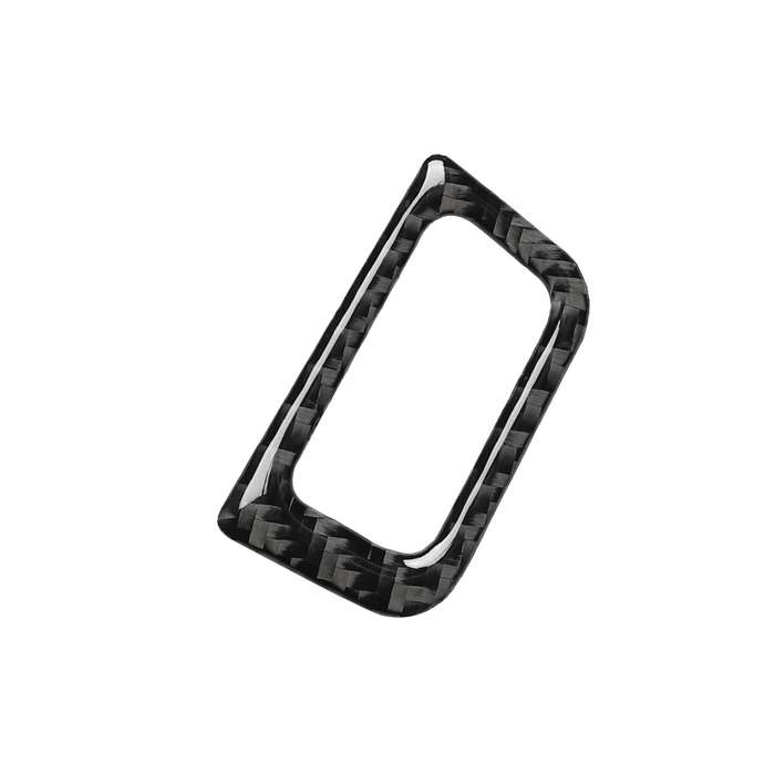 Car Carbon Fiber Trunk Switch Decorative Sticker for Audi A6 S6 C7 A7 S7 4G8 2012-2018, Right Drive