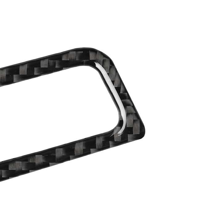 Car Carbon Fiber Trunk Switch Decorative Sticker for Audi A6 S6 C7 A7 S7 4G8 2012-2018, Right Drive