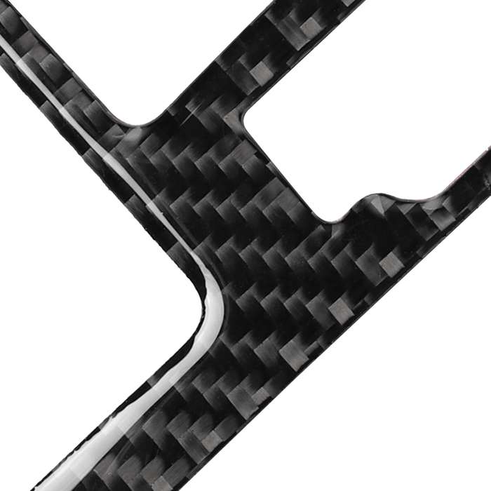 Car Carbon Fiber One-button Start Panel Decorative Sticker for Audi A6 S6 C7 A7 S7 4G8 2012-2018, Ri