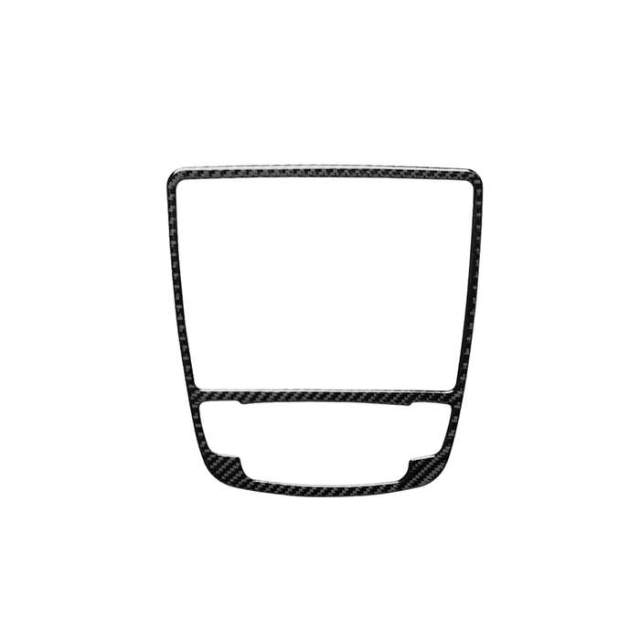 Car Carbon Fiber Gear Shift Panel Decorative Sticker for Audi A6 S6 C7 A7 S7 4G8 2012-2018, Left and