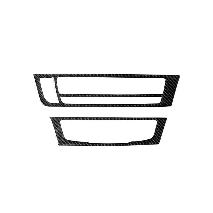 Car Carbon Fiber Air Conditioning CD Panel Decorative Sticker for Audi A6 S6 C7 A7 S7 4G8 2012-2018,