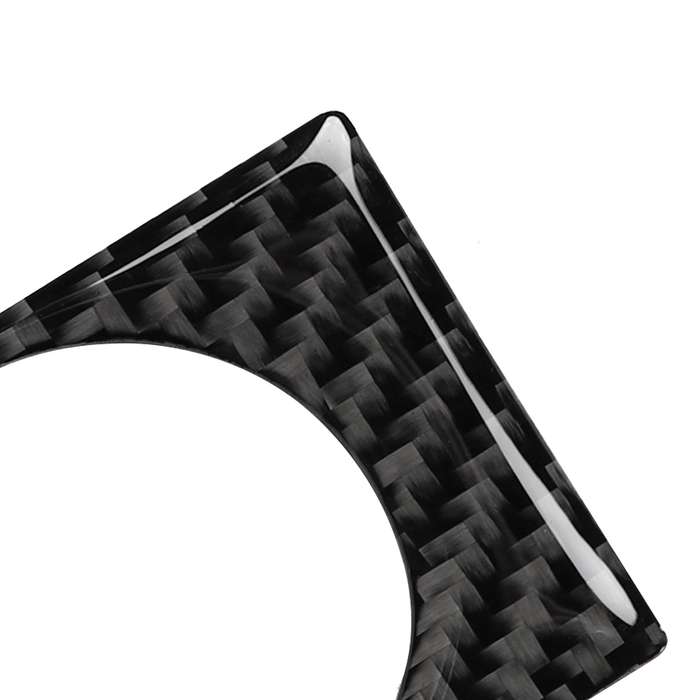 Car Carbon Fiber Solid Color Keyhole Decorative Sticker for Audi A6 2005-2011, Left Drive