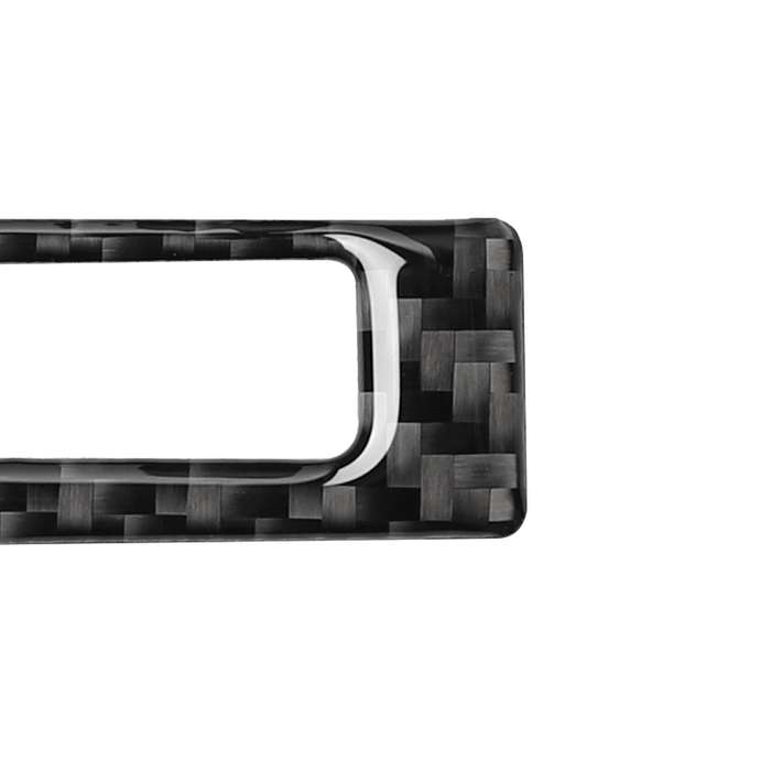 Car Carbon Fiber German Flag Color Air Conditioning CD Panel Decorative Sticker for Audi A6 2005-201