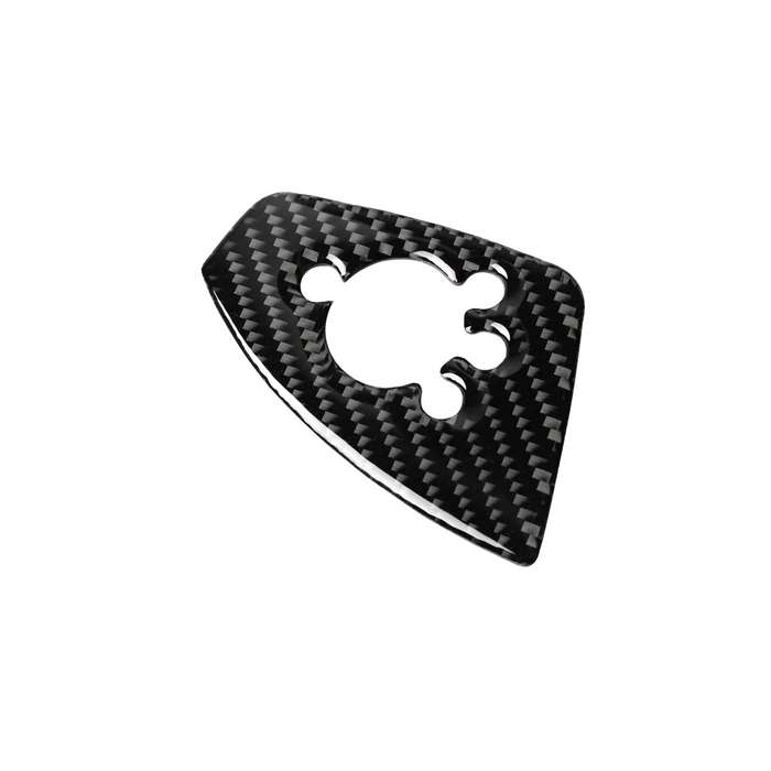 Car Carbon Fiber Door Button Decorative Sticker for Audi TT 8n 8J MK123 TTRS 2008-2014, Left Drive,