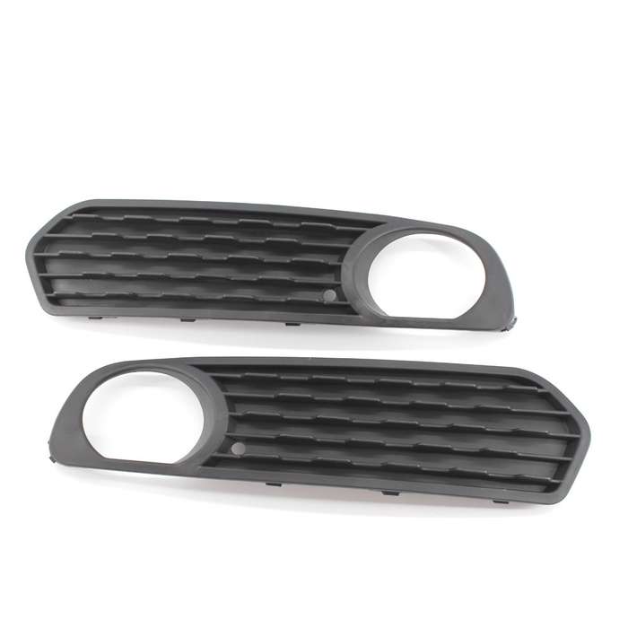 Pair Car Front Bumper Fog Light Grille Fog Lamp Frame for BMW F20 F21 2012-2014 51117272558 / 511172