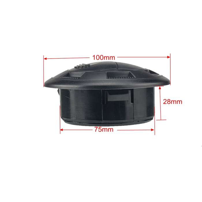 Universal AC Air Outlet Vent with Grid or RV Bus Boat Yacht Auto Air Conditioner Vent Replacement Pa