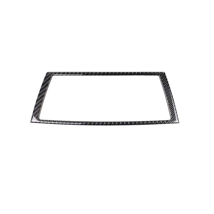 Car Carbon Fiber Solid Color Navigation Frame Decorative Sticker for BMW E70 X5 / E71 X6 2008-2013,