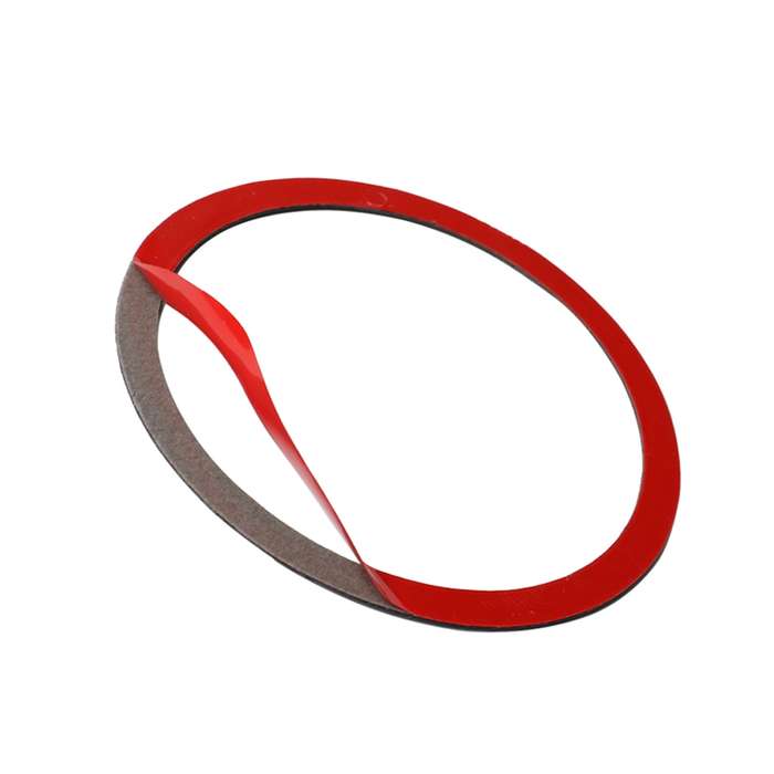 4 in 1 Car Carbon Fiber Tricolor Horn Ring Decorative Sticker for BMW 2008-2013 E70 / 2008-2014 E71,