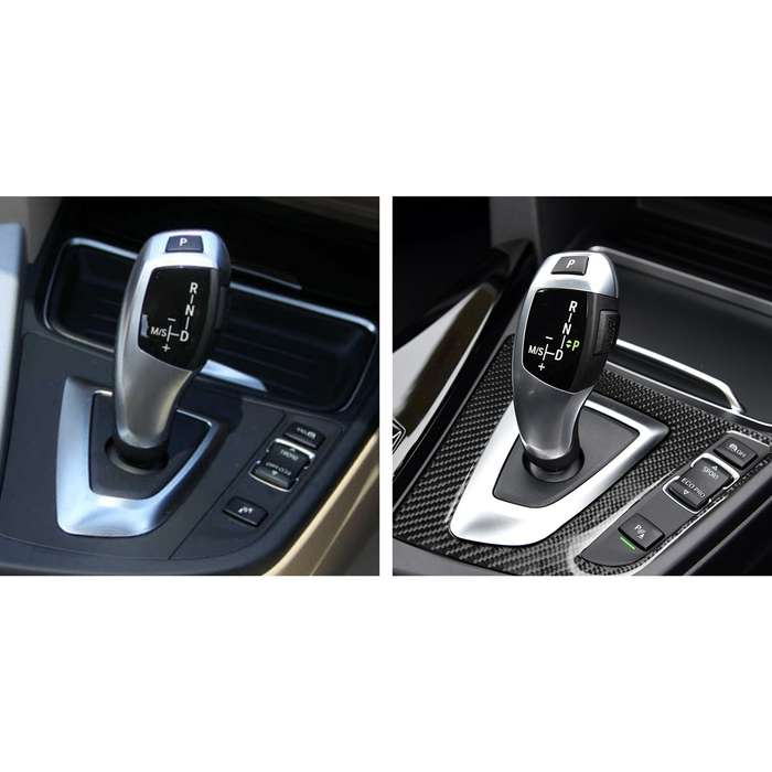 Car Carbon Fiber Gear Position Panel Decorative Sticker for BMW 2013-2017 3 Series F30 / 3GTSeries F