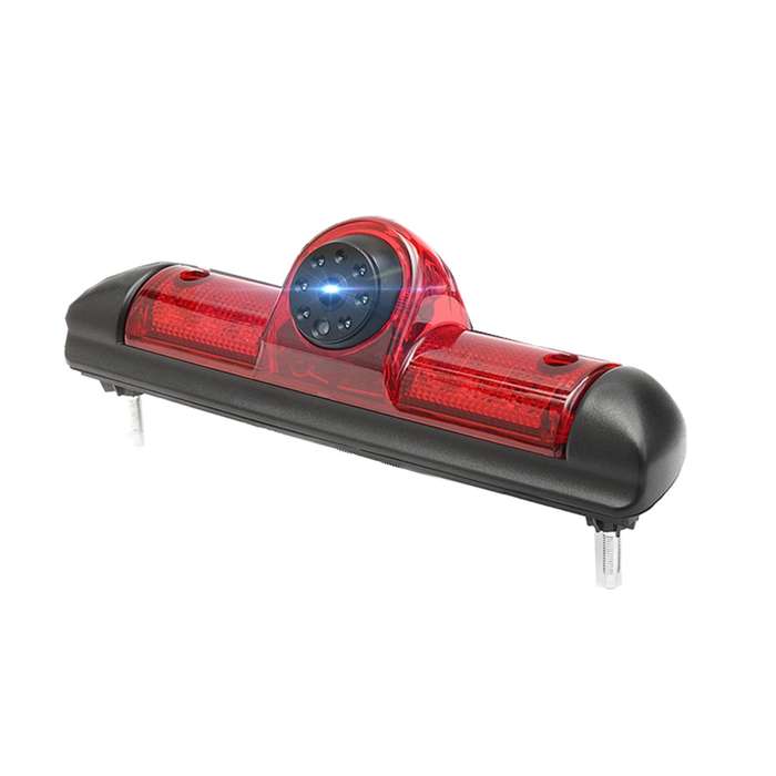 PZ460 Car Waterproof HD High Position Brake Light View Camera + 7 inch Rearview Monitor for Fiat / C