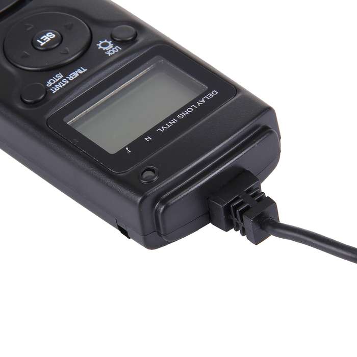 RST-7001 LCD Screen Time Lapse Intervalometer Shutter Release Digital Timer Remote Controller with C