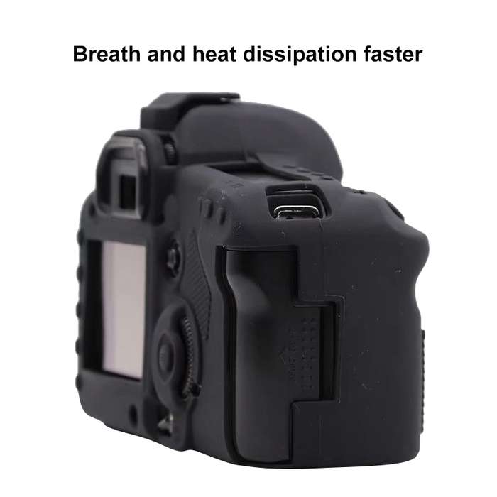 For Canon EOS 5D Mark II Soft Silicone Protective Case(Red)