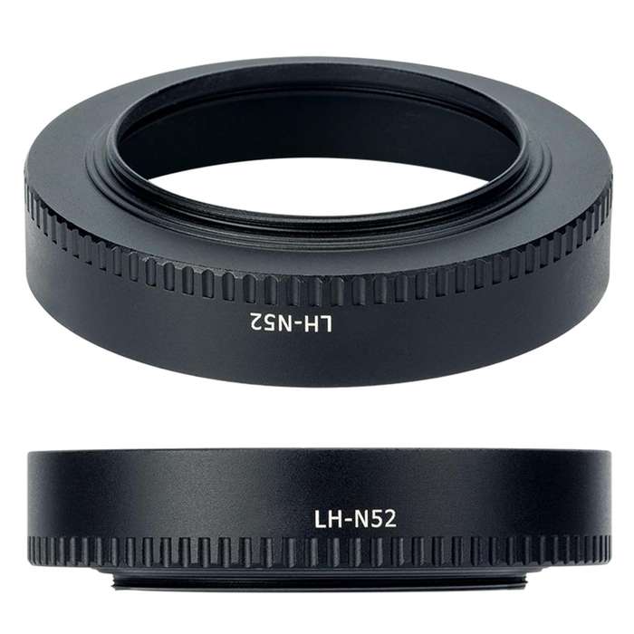 LH-N52 Lens Hood Shade for Nikon Z 28mm F2.8/Z 40mm F2 lens (Black)