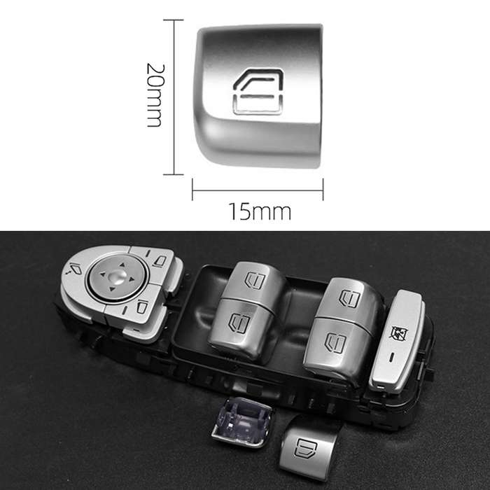 Car Window Glass Lift Switch Button for Mercedes-Benz W205 / W253 after 2015(No.2 Button)