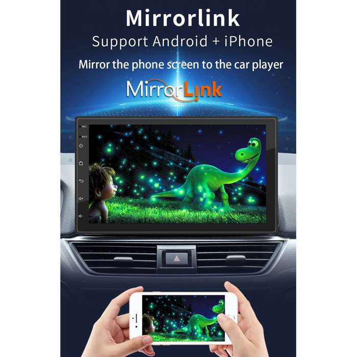 S-072A 7 inch IPS Screen Car Android Player GPS Navigation Bluetooth Touch Radio, Support Mirror Lin