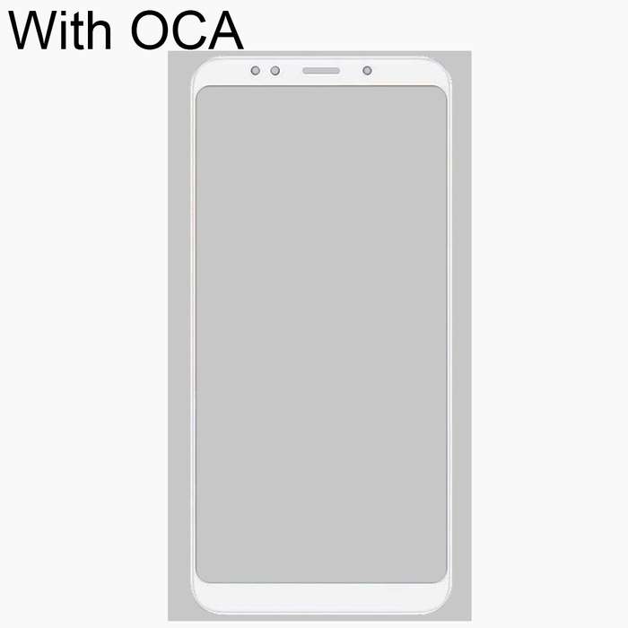 Front Screen Outer Glass Lens with OCA Optically Clear Adhesive for Xiaomi Redmi 5 Plus(White)