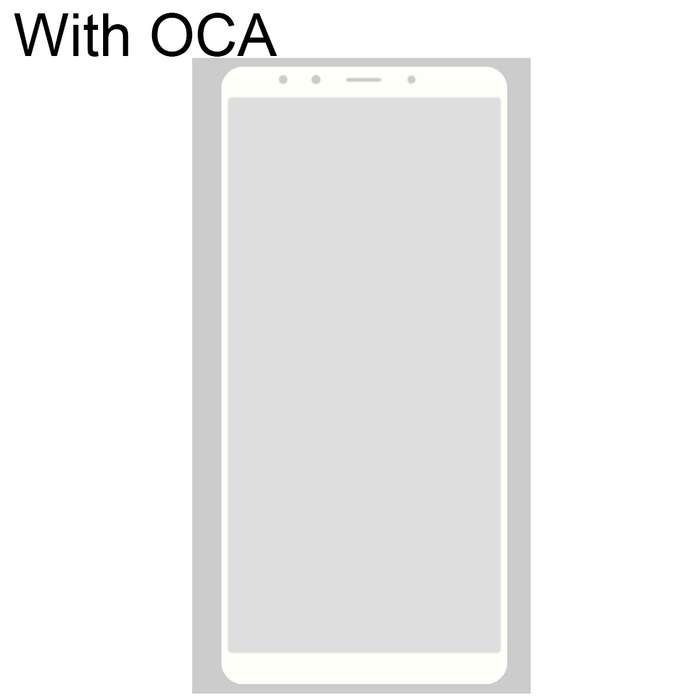 Front Screen Outer Glass Lens with OCA Optically Clear Adhesive for Xiaomi Mi 6X(Black)