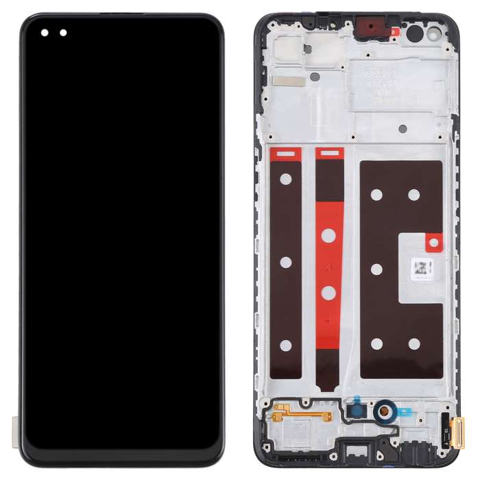 Original LCD Screen For OPPO Reno4 Lite/F17 Pro with Digitizer Full Assembly with Frame